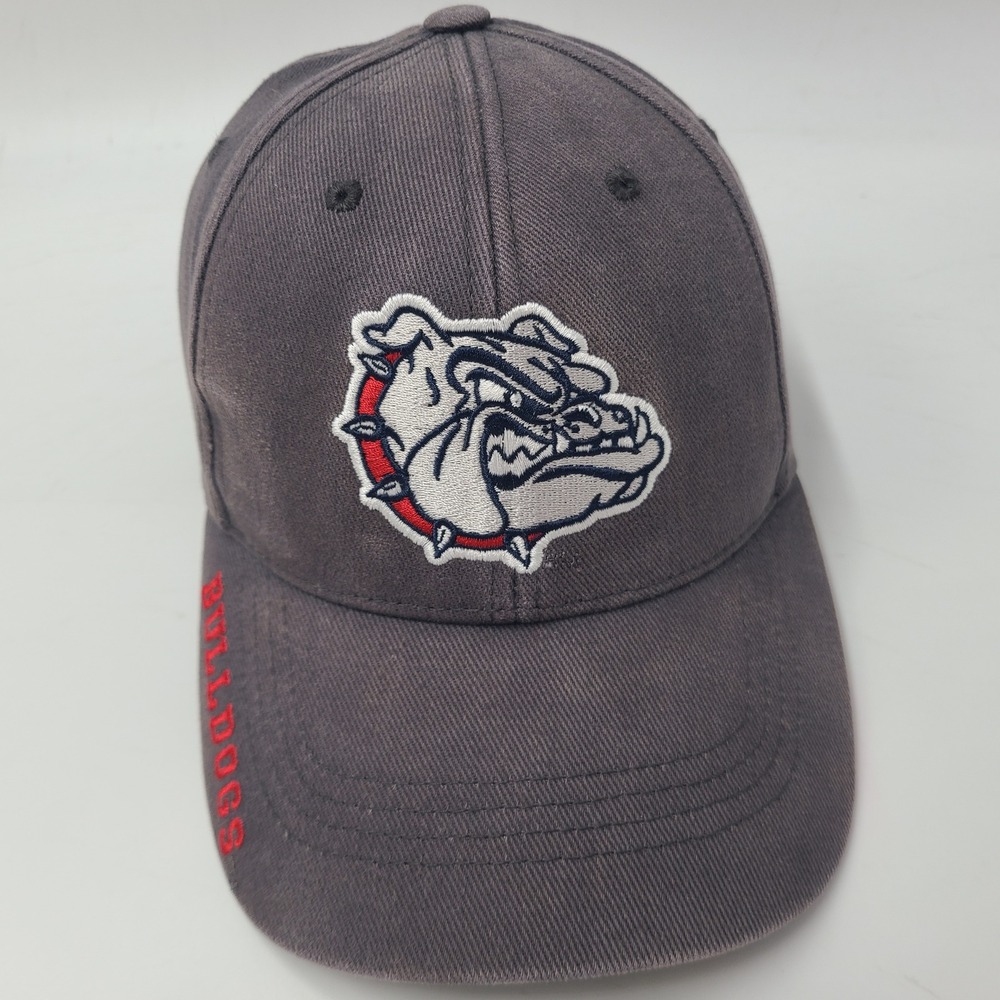 Gonzaga Bulldogs Hat Adjustable Captivating Blue Red NCAA University Logo Men